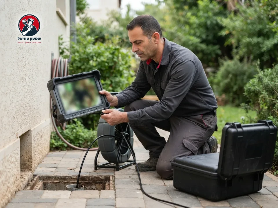 איתור נזילה בביוב