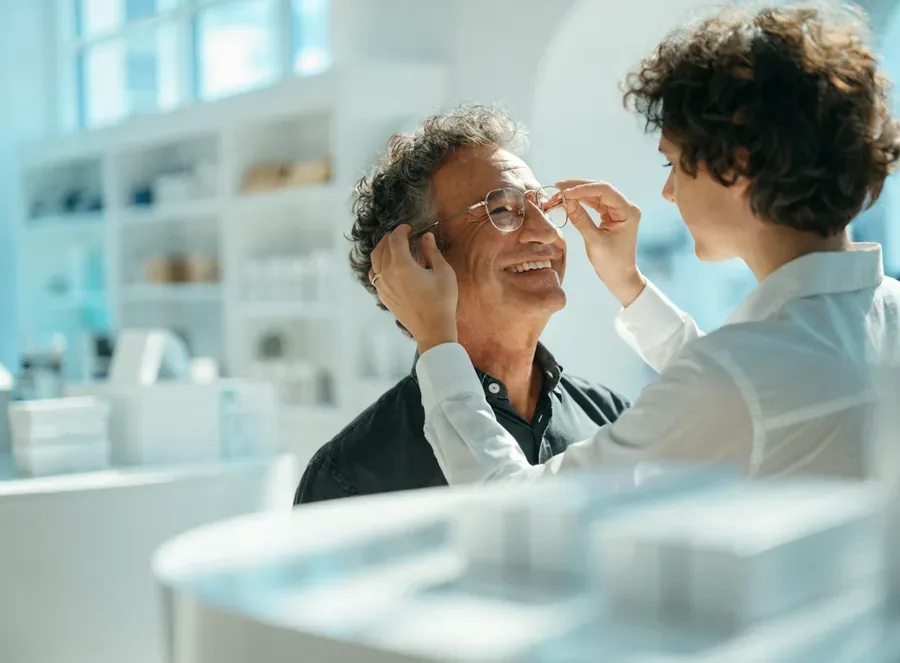 התאמת משקפי מולטיפוקל בשיטת MULTIMAX